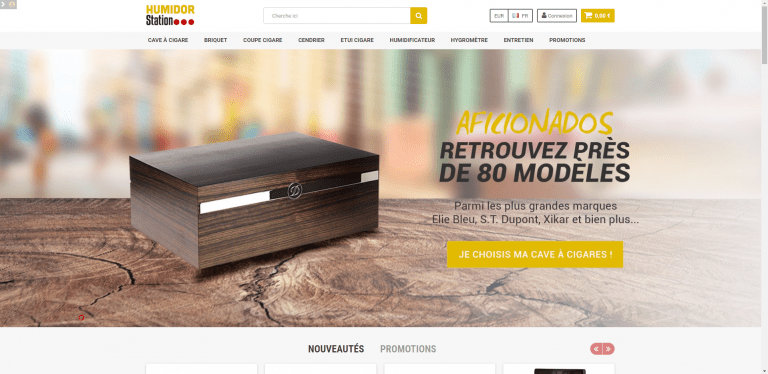 Découvrez Humidor Station, cadeaux pour fumeurs