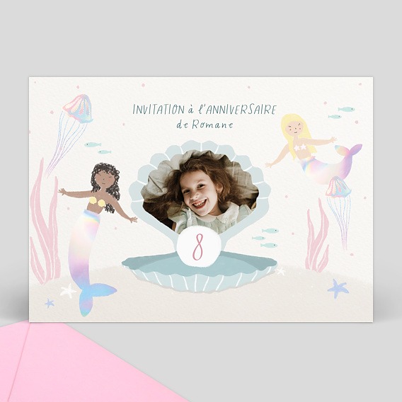 Cartes anniversaire sirène : féérie et tendance au rendez-vous